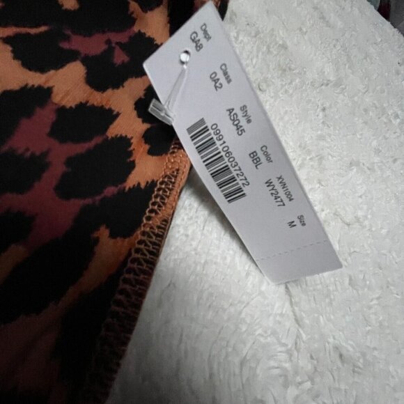 J.Crew Weekend 7/8 High-Rise Leggings Pants in Leopard Womens Medium AS045 New - Picture 4 of 8